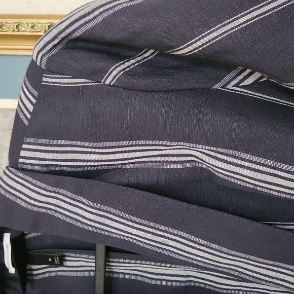 Linen Blend The Lane Bryant Blazer Size 18 Summer Office Collegiate lagenlook - Picture 10 of 15